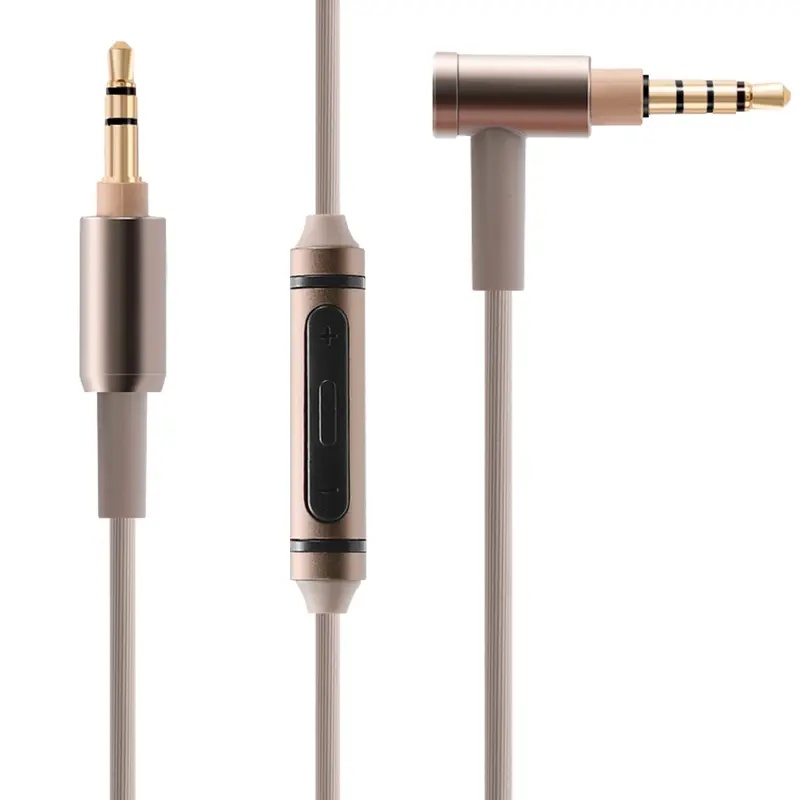 Audio Technica Headphone Ath-Ws660Bt - Universal Remote Mic Replacement Audio Cords