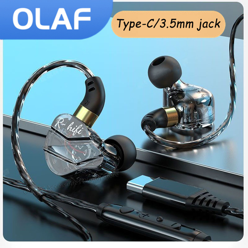 Audiophile Headphone Wired - OLAF Gaming Headset Wired Earphones 3.5mm