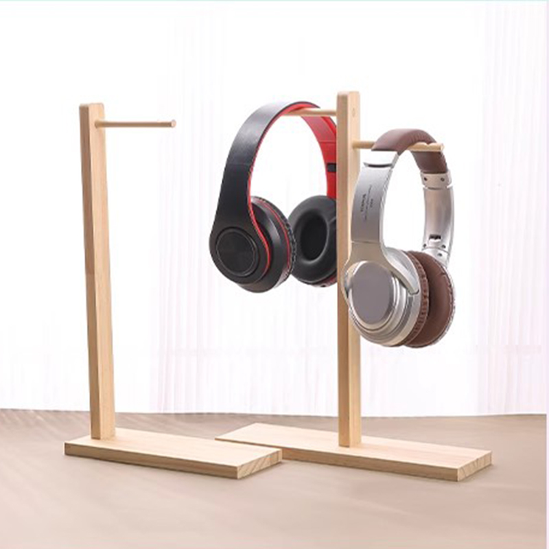 Wood Headphone Stand Earphone  - Headphone Stand Desk ulasan dan harga