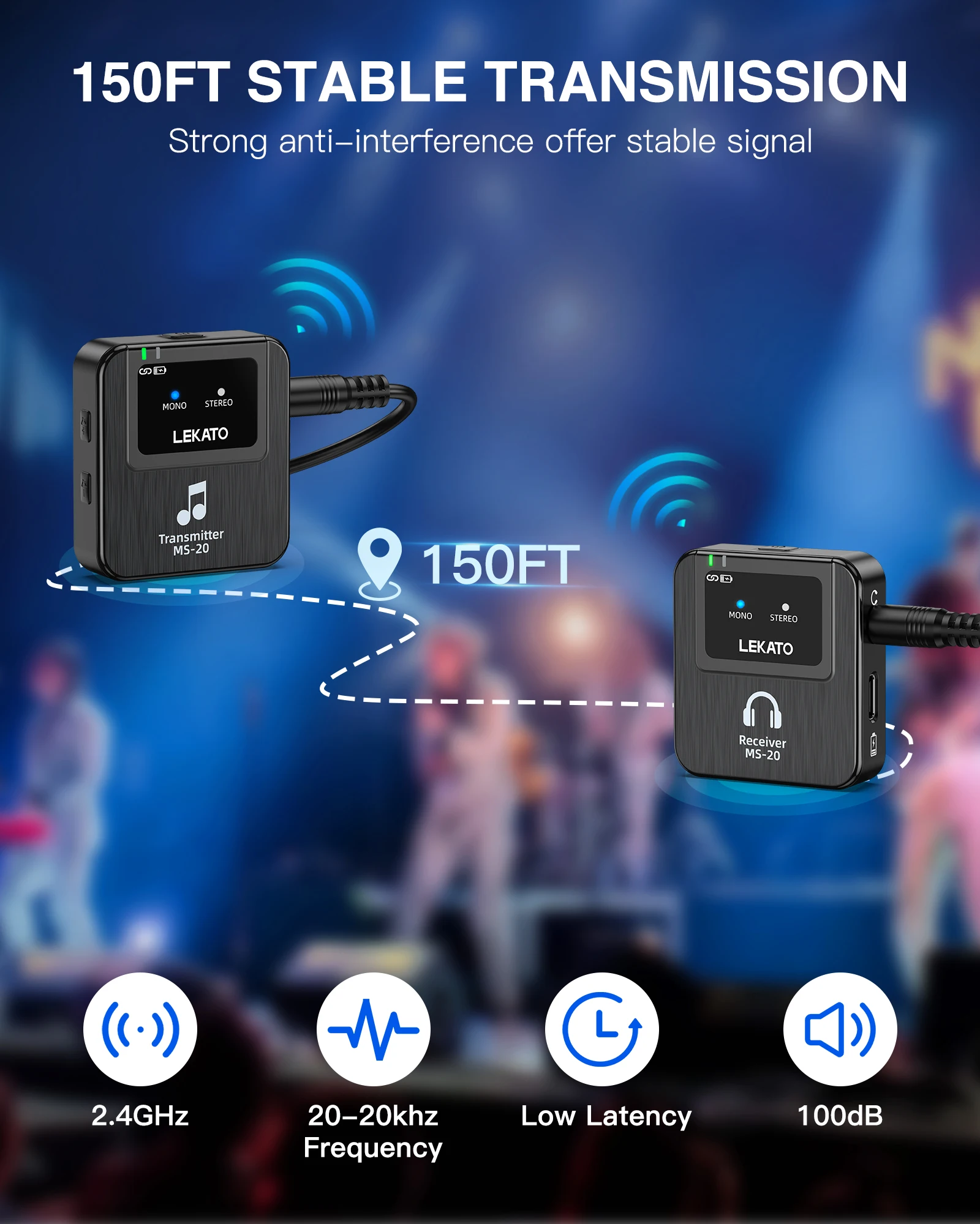 Lekato Wireless In-Ear Monitor - In Ear Monitor Iem ulasan dan harga
