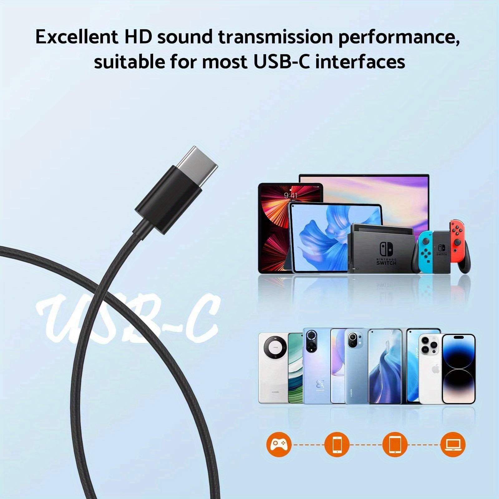 9D Stereo Type C&3.5mm Gaming  - Audiophile Headphone Wired ulasan dan harga
