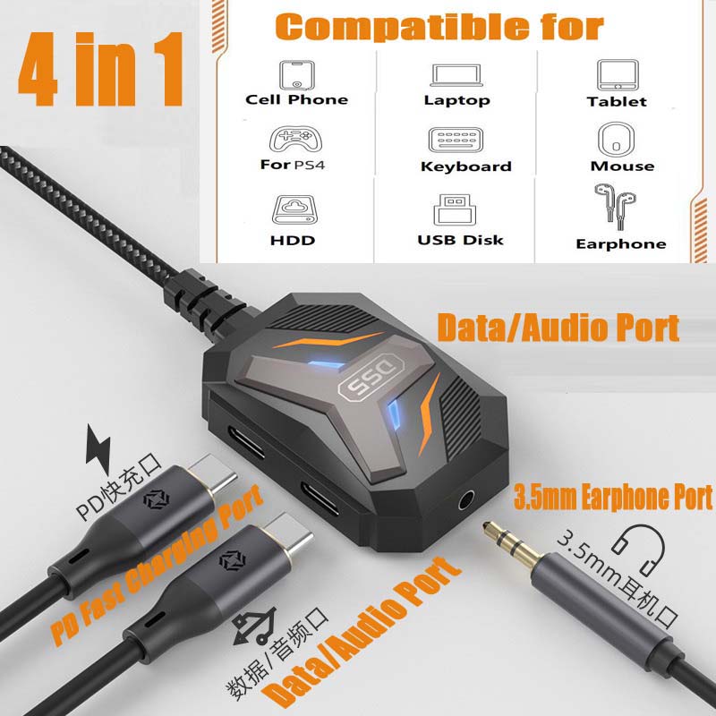 Type C Splitter USB C to 3.5mm - Cable Extension 3.5 ulasan dan harga