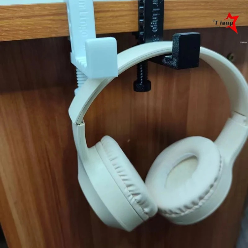 Rotatable Punch-free Desk Side - Headphone Stand Desk ulasan dan harga