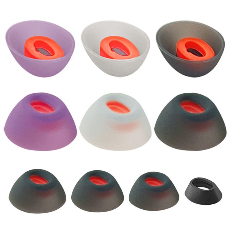ABKQ-8Pcs Silicone Ear Tips Ea - Silicone Ear Tip Replacement ulasan dan harga